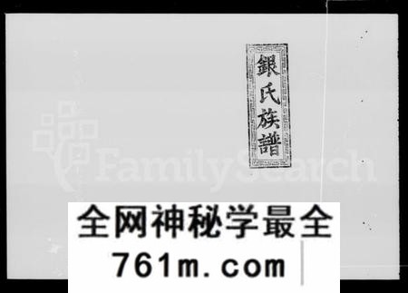 湖南银氏族谱-银氏七修族谱 [44卷,首3卷].pdf电子版