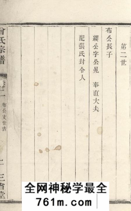 润州三省堂润城西门外曾氏重修族谱