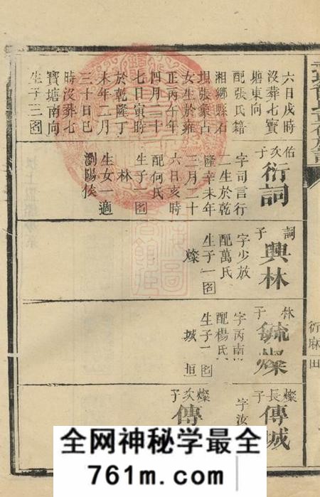 衡山武城曾氏重修族谱不分卷