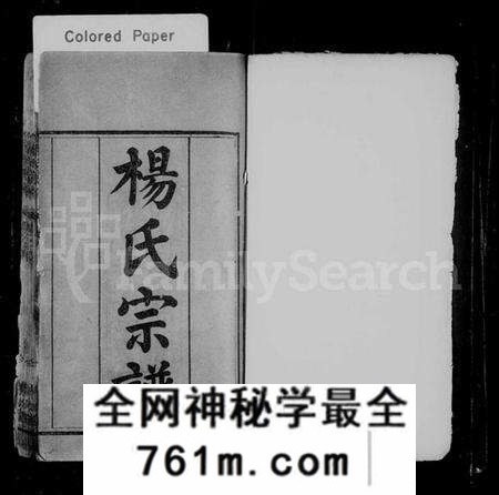 湖北杨氏族谱-杨氏宗谱 [6卷,首2卷].pdf电子版