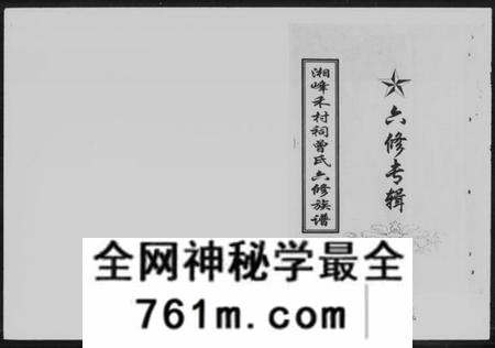湖南曾氏族谱-湘峰禾村祠曾氏六修族谱 [文卷9卷,首1卷,丁卷共19卷].pdf电子版