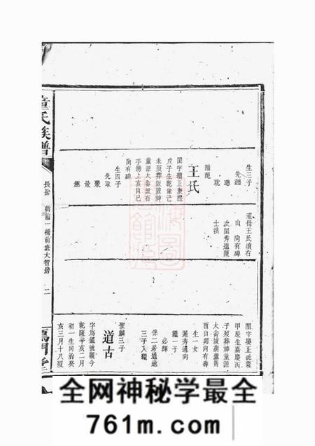 长沙雁门堂童氏族谱不分卷