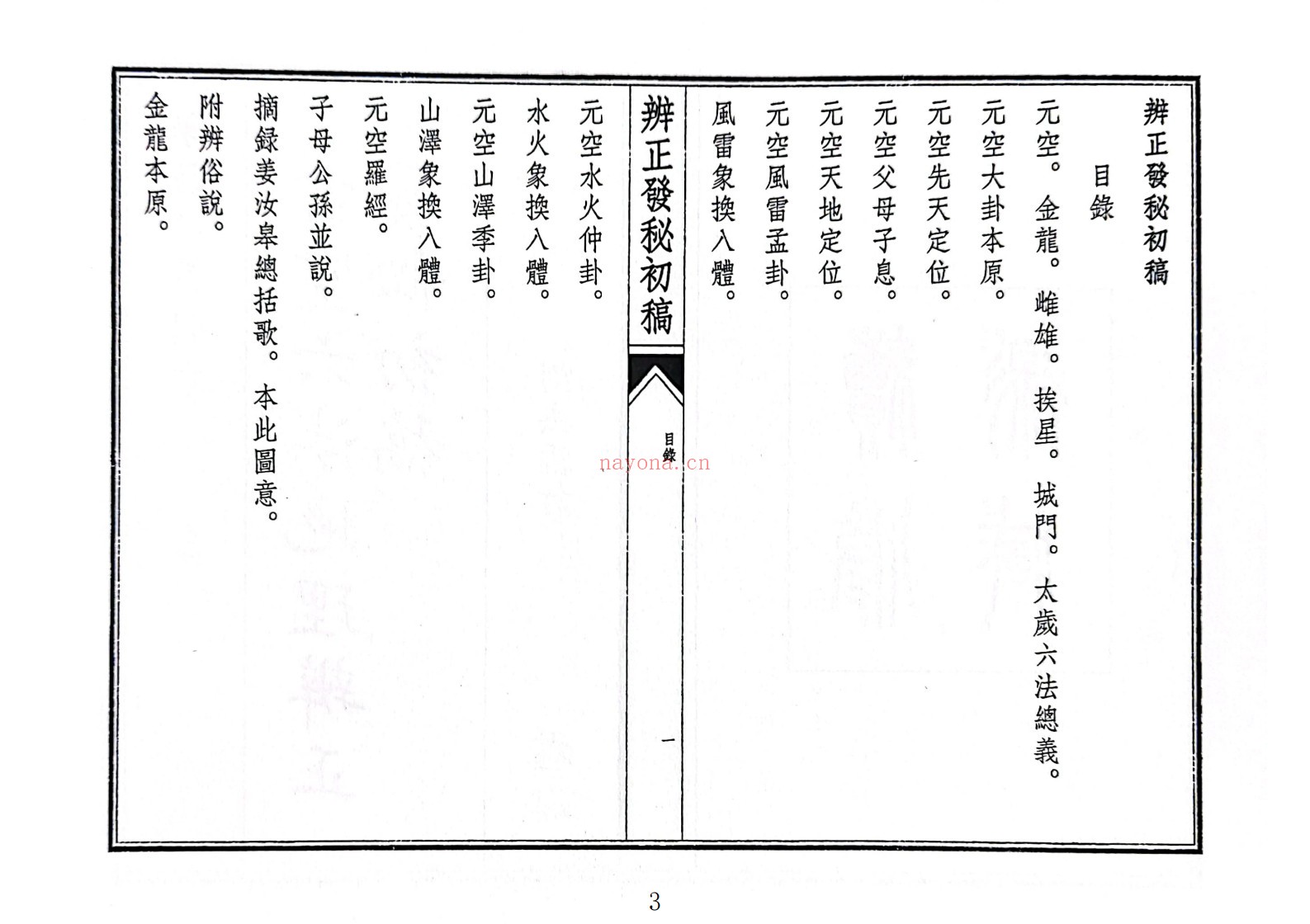 玄空六法地理辨正发秘初稿