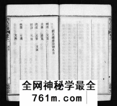 湖北刘氏族谱-刘氏宗谱 [6卷,首1卷](别名：刘氏续修宗谱、Liu Shi Zong Pu、刘氏宗谱).pdf电子版