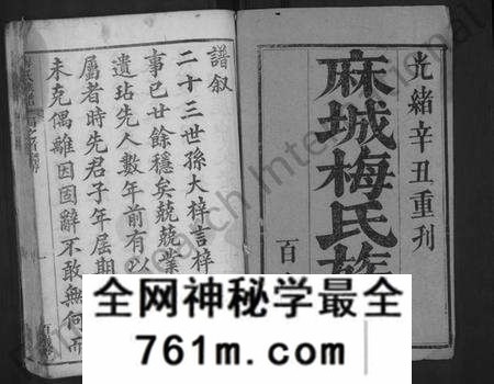 湖北梅氏族谱-梅氏族谱 [11卷,首2卷,艺文4卷].pdf电子版