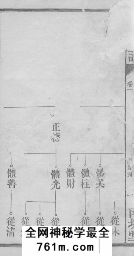 桃源南城堂童氏族谱