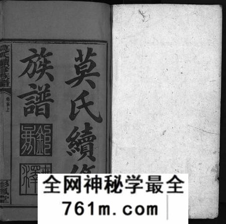 湖南莫氏族谱-莫氏续修族谱 [11卷,系图2卷,首2卷].pdf电子版