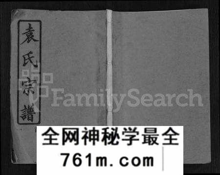 湖北袁氏族谱-袁氏宗谱 [26卷,首4卷].pdf电子版