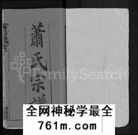 湖北萧氏族谱-萧氏宗谱 [19卷,首3卷].pdf电子版