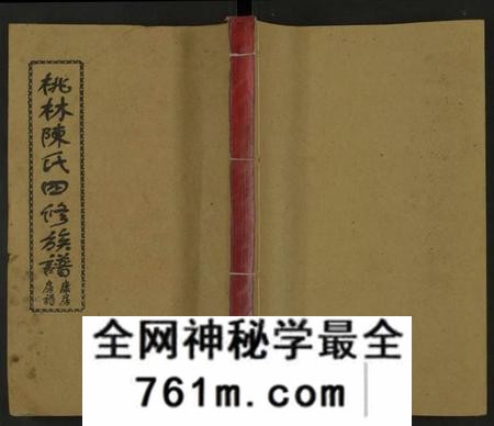 湖南陈氏族谱-桃林陈氏四修族谱 [残卷].pdf电子版