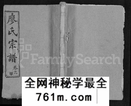 湖北廖氏族谱-廖氏宗谱 [32卷,首4卷].pdf电子版