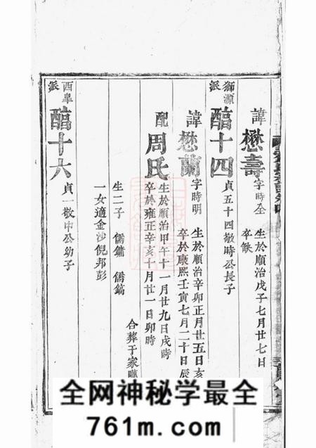 敦叙堂费氏宗谱