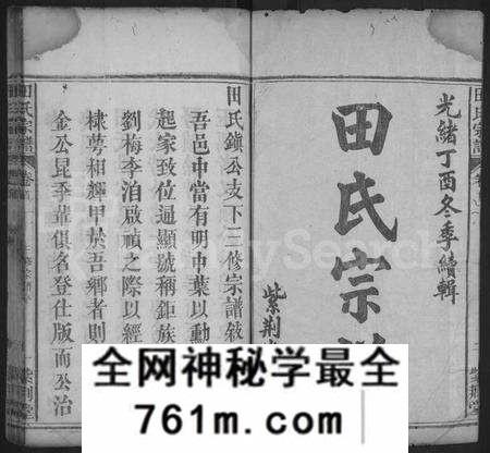 湖北田氏族谱-田氏宗谱 [10卷](别名：田氏镇公支下三修宗谱).pdf电子版