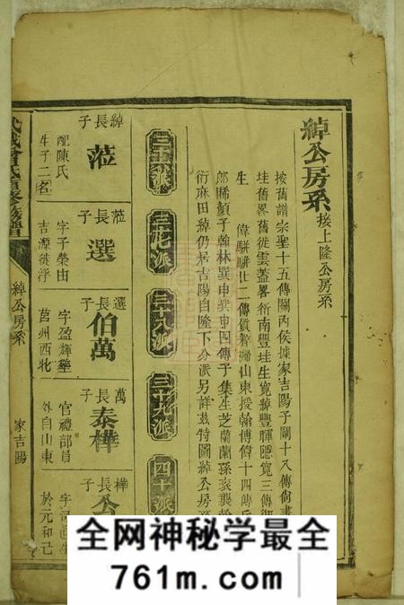 湖南武城曾氏重修族谱不分卷
