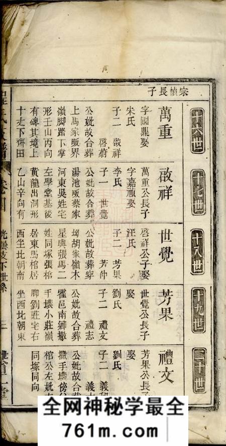 灊山省二堂皖灊天堂程氏续修支谱