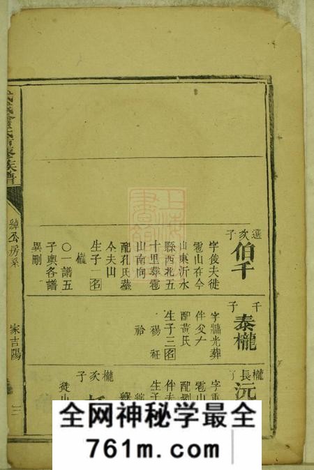 湖南武城曾氏重修族谱不分卷