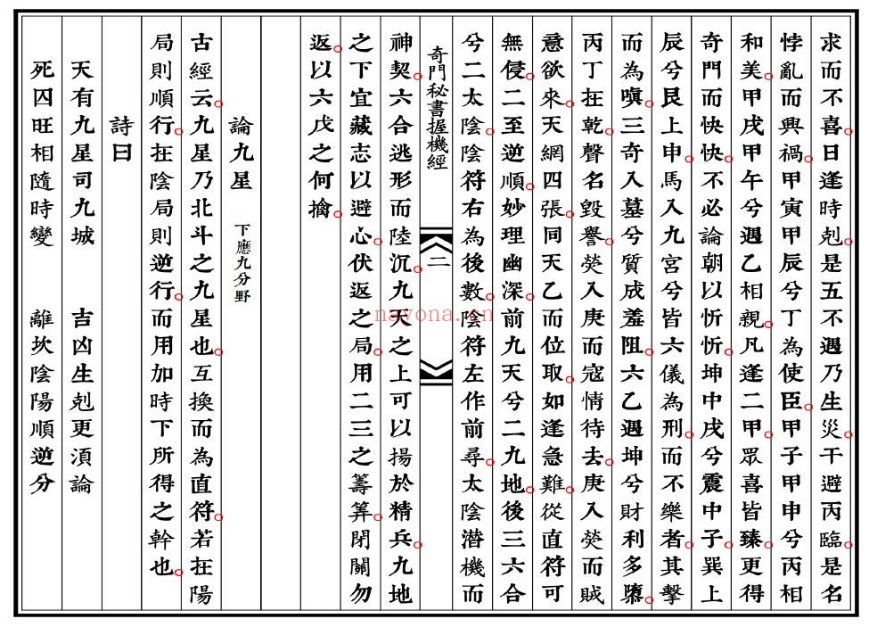 《奇门秘书握机经》74页双页版
