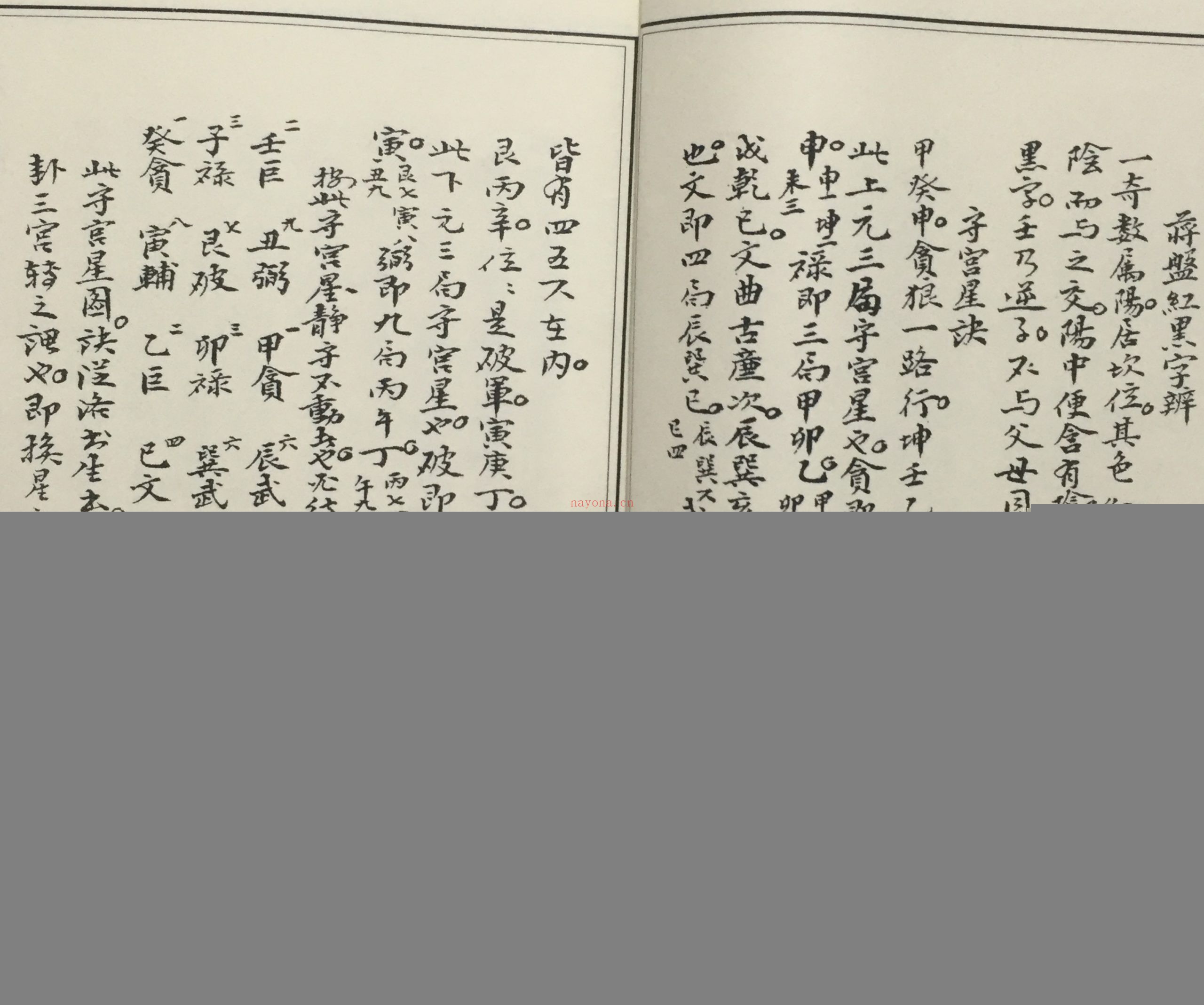 古籍藏本白鹤神仙 心传挨星法例全
