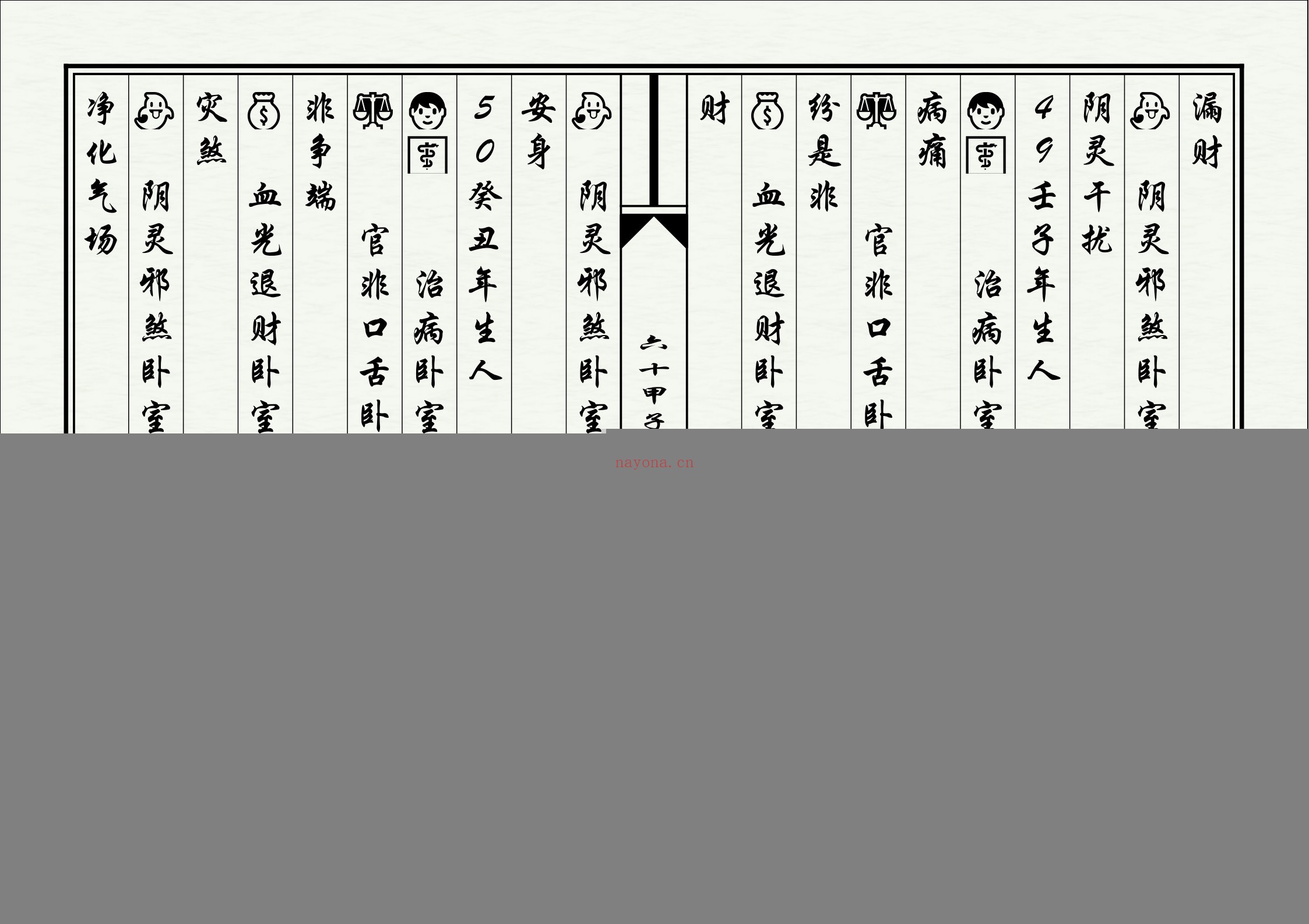六十甲子生人灾厄化解