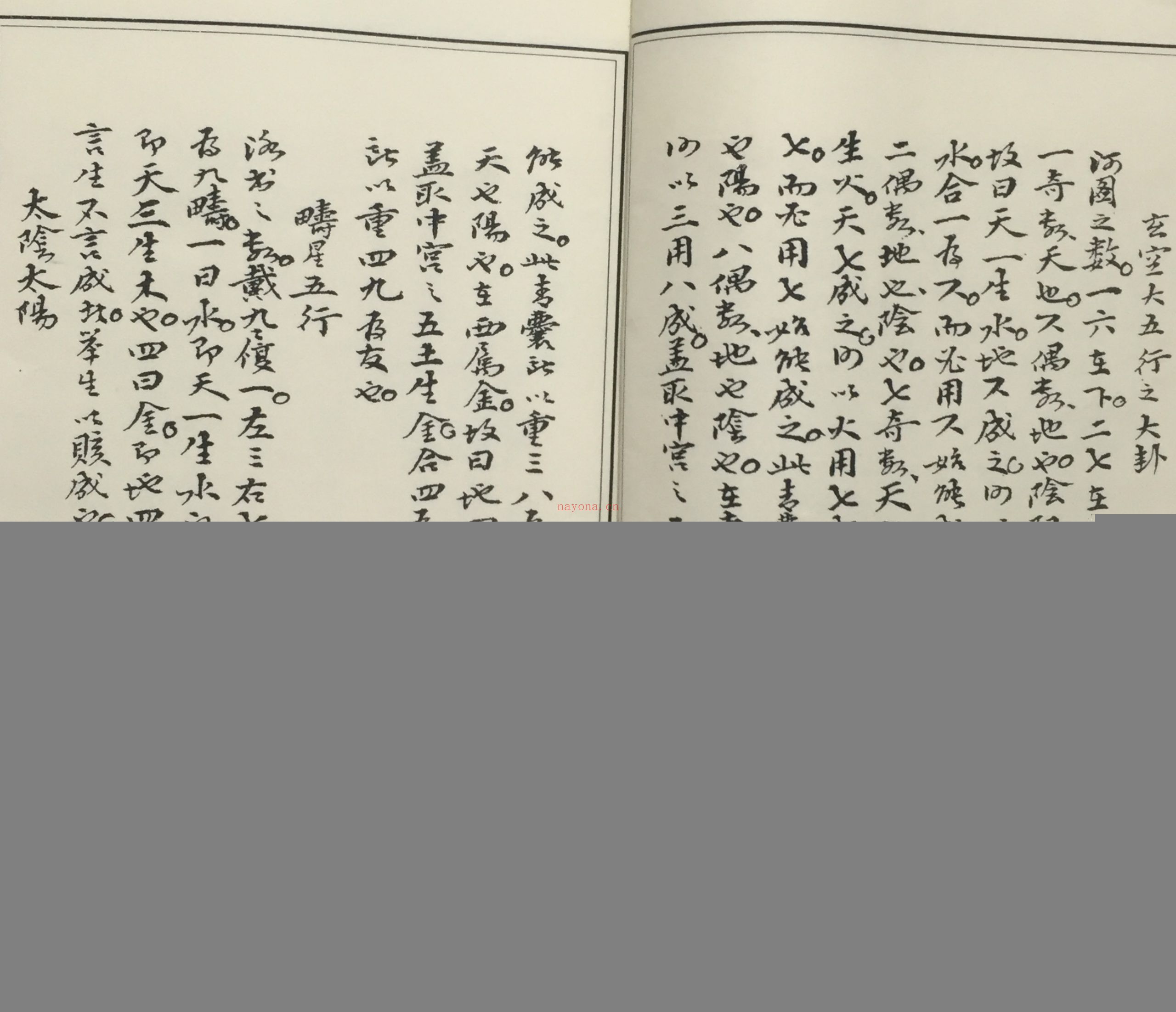 古籍藏本白鹤神仙 心传挨星法例全
