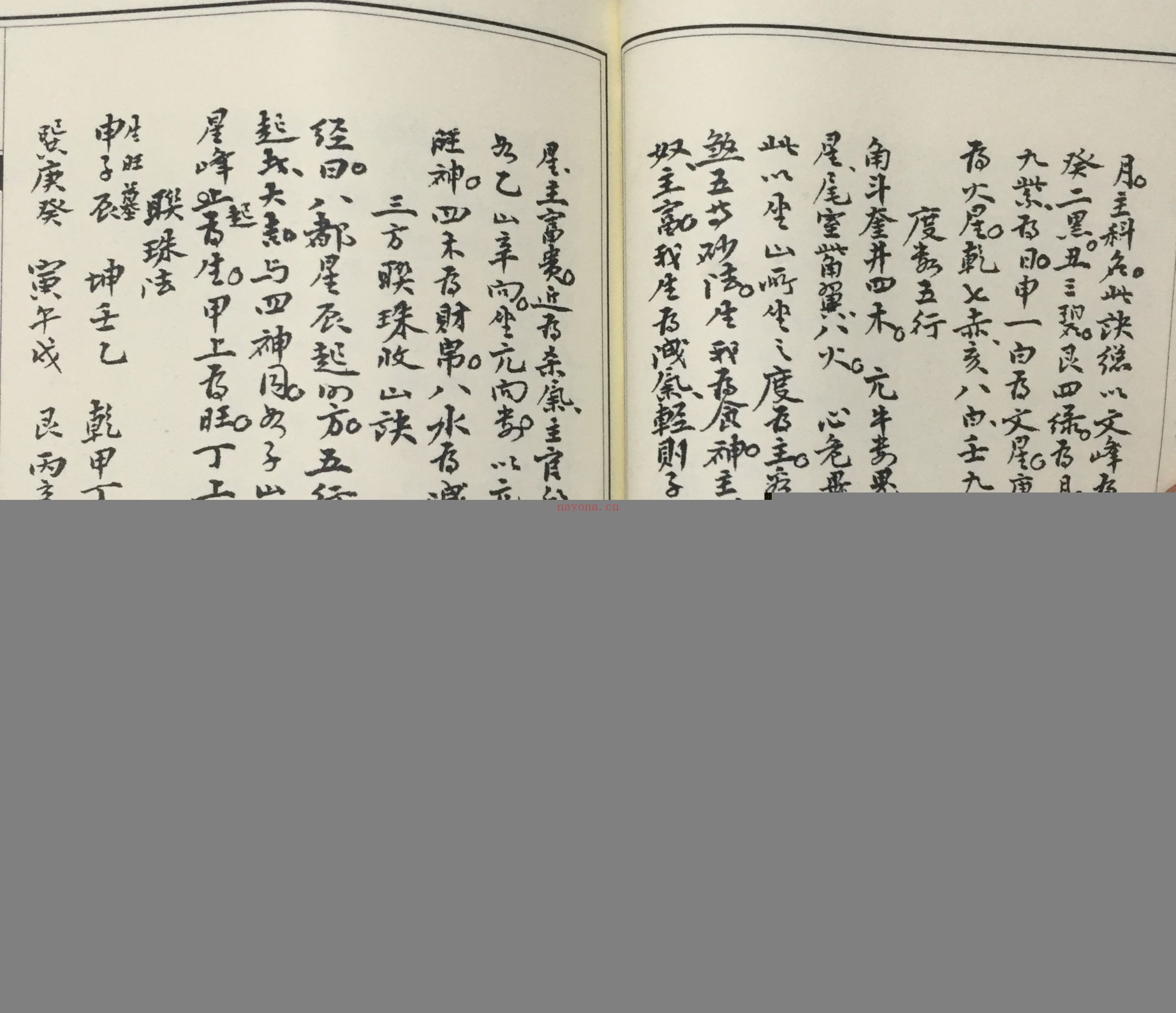 古籍藏本白鹤神仙 心传挨星法例全