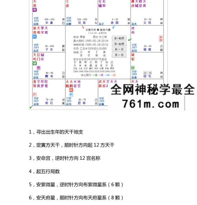 华哥《运相阁紫微斗数课程》188页