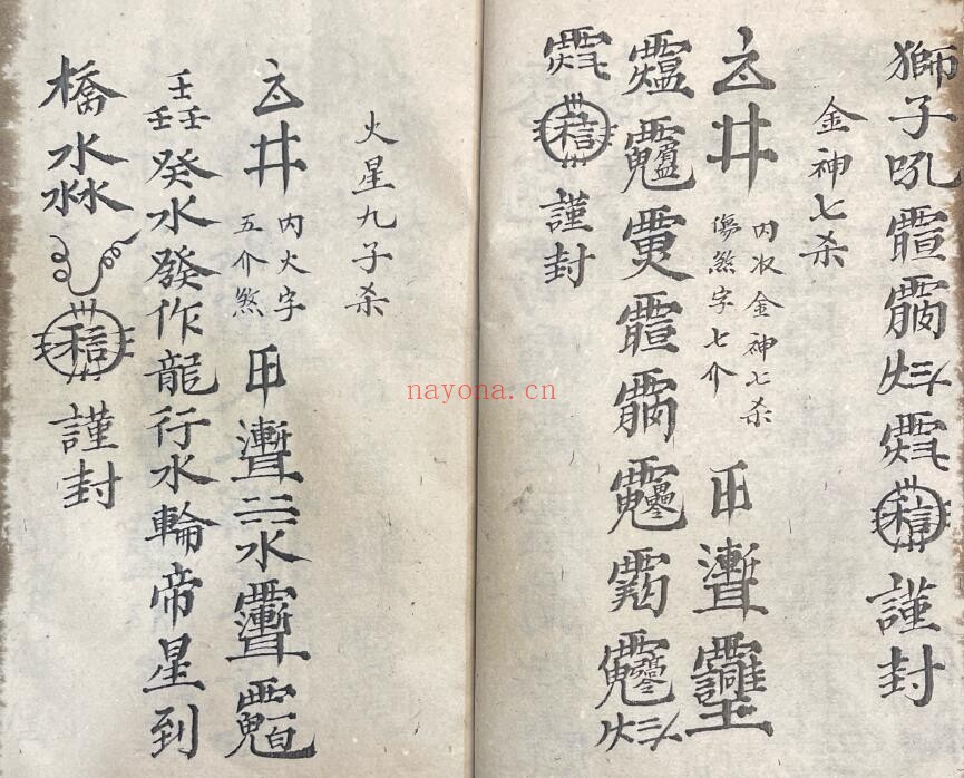 道家秘本《诀传全道》45页双页版