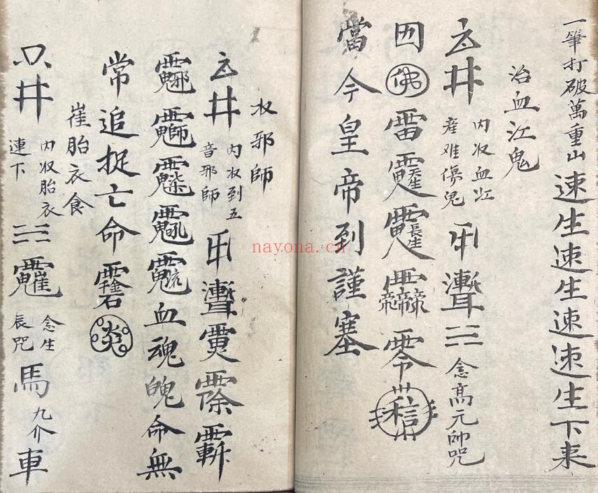 道家秘本《诀传全道》45页双页版