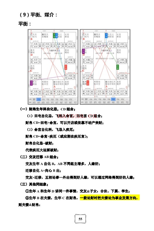 白衣白派紫微法则132页PDF 紫微教程