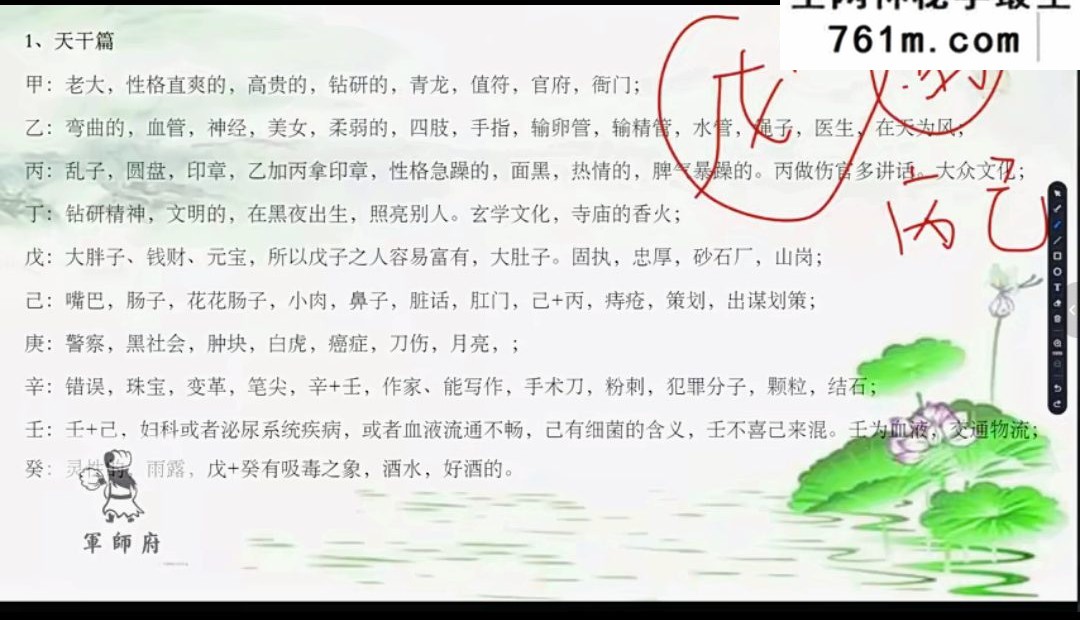 青枫军师府四柱高级班 视频23集+课件