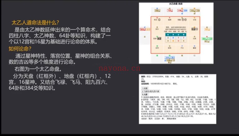 益十六太乙命法太乙人道法零基础入门课程34集视频