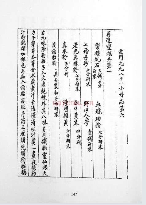 莲花宝笈秘钞峨眉宗195页PDF 道家秘法