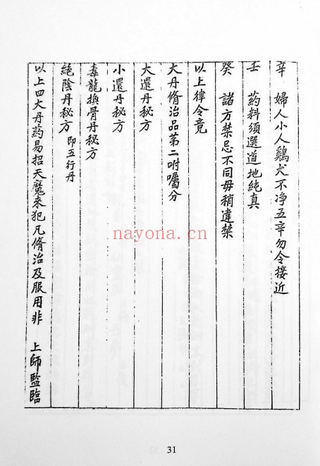 莲花宝笈秘钞峨眉宗195页PDF 道家秘法