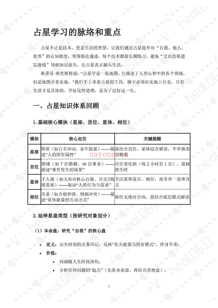 《一本占星笔记带你从入门到进阶》PDF电子书（591页）