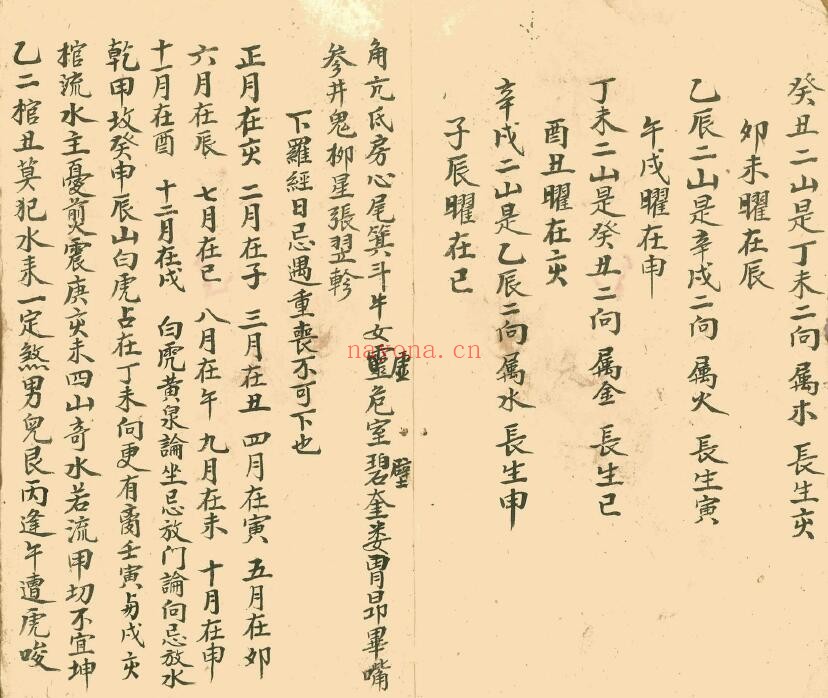 风水古籍《四墓九星》62页双页版