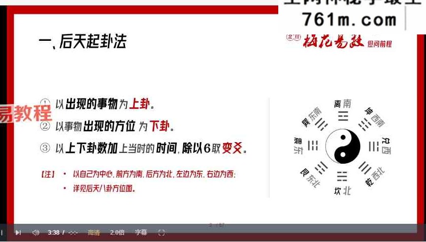 北川演易《梅花易和佛门两大预测法》28集视频