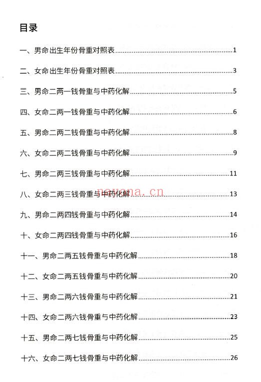 鱼非鱼《袁天罡称骨断命与中药化解》206页