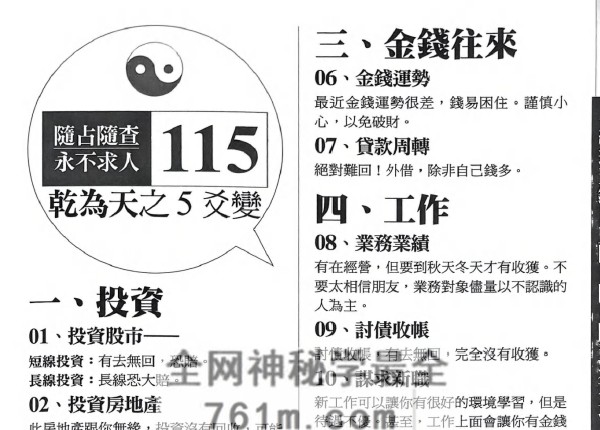 卜阳《速查铁口直断 事业篇》PDF电子书600页