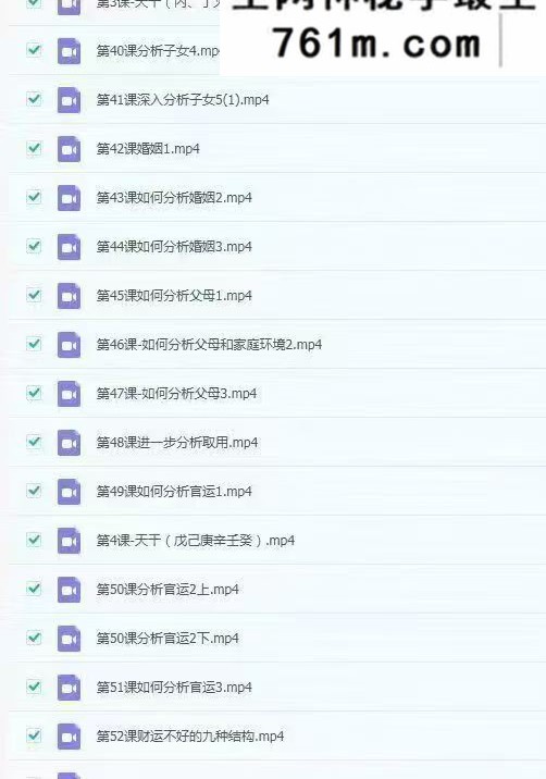 酉叔子平职业班课全套视频73集 148小时左右+课件