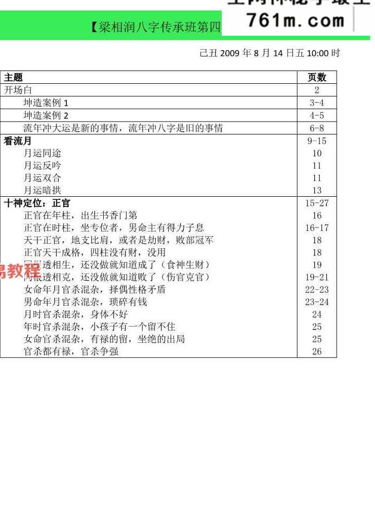 梁湘润命理传承班刘善仁打的笔记44份pdf