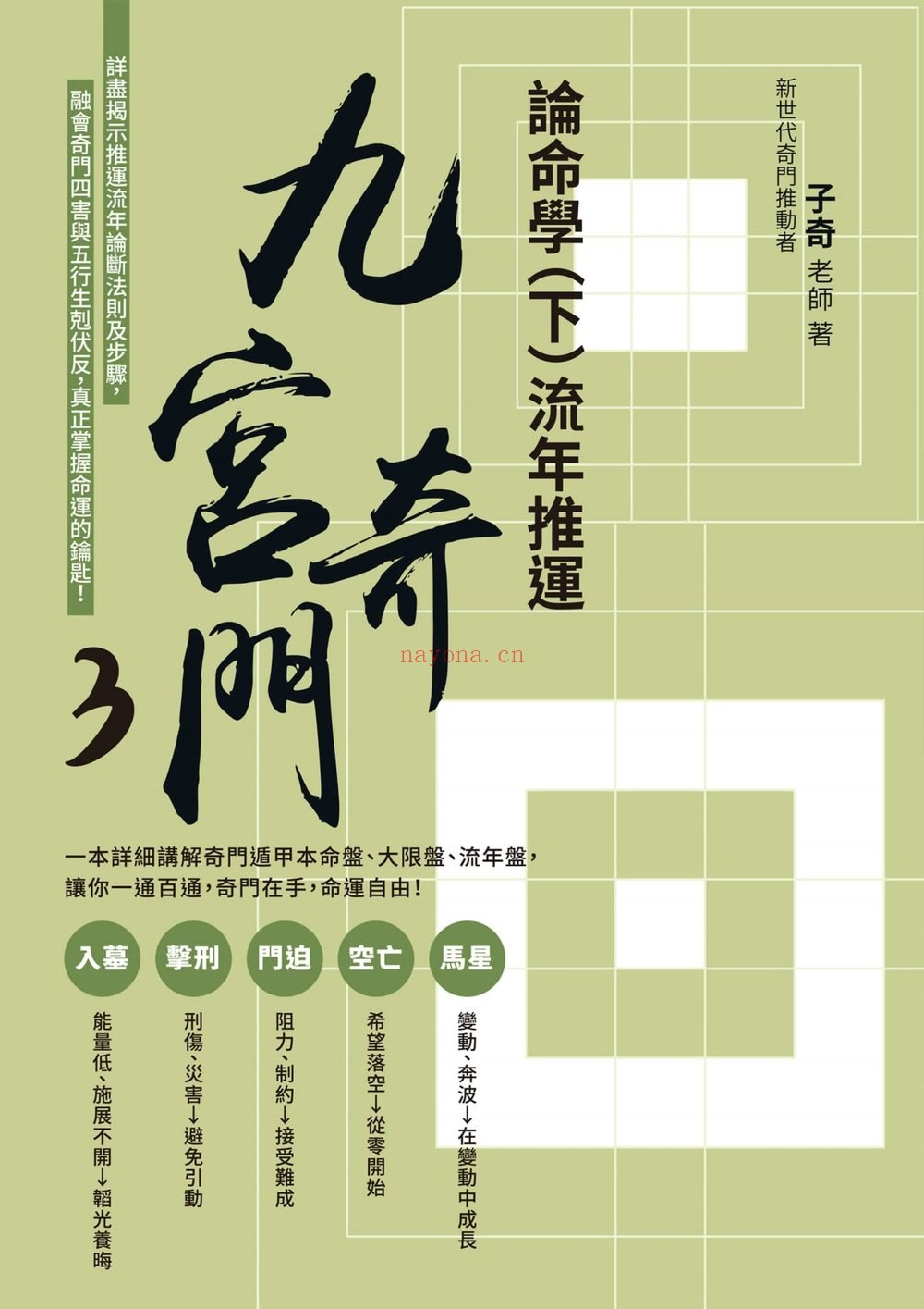 子奇《九宫奇门3论命学 上册+下册》PDF电子书（2册PDF电子书）