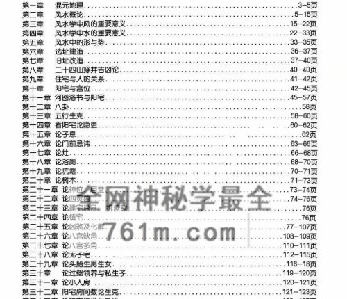 混元地理极灵风水秘传（阳宅篇)张子豪祖师(燕门主)《混元地理灵极风水秘术传》PDF电子书264页