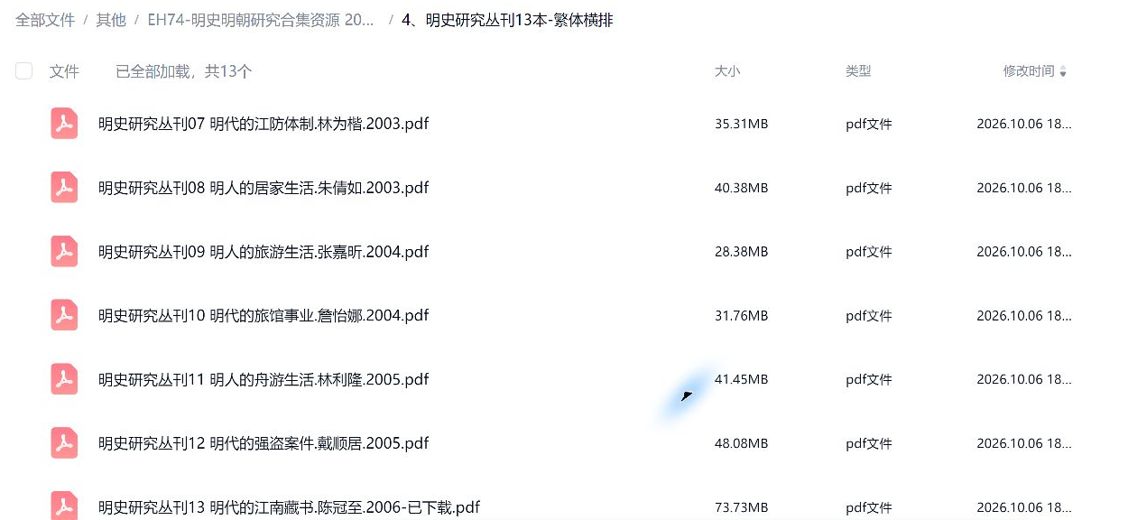 ming_4_02 网盘实际目录截图
