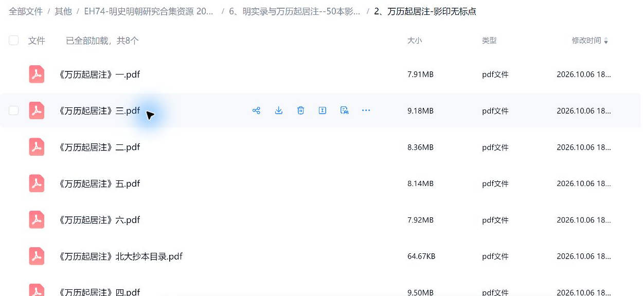 ming_6_2_01 网盘实际目录截图