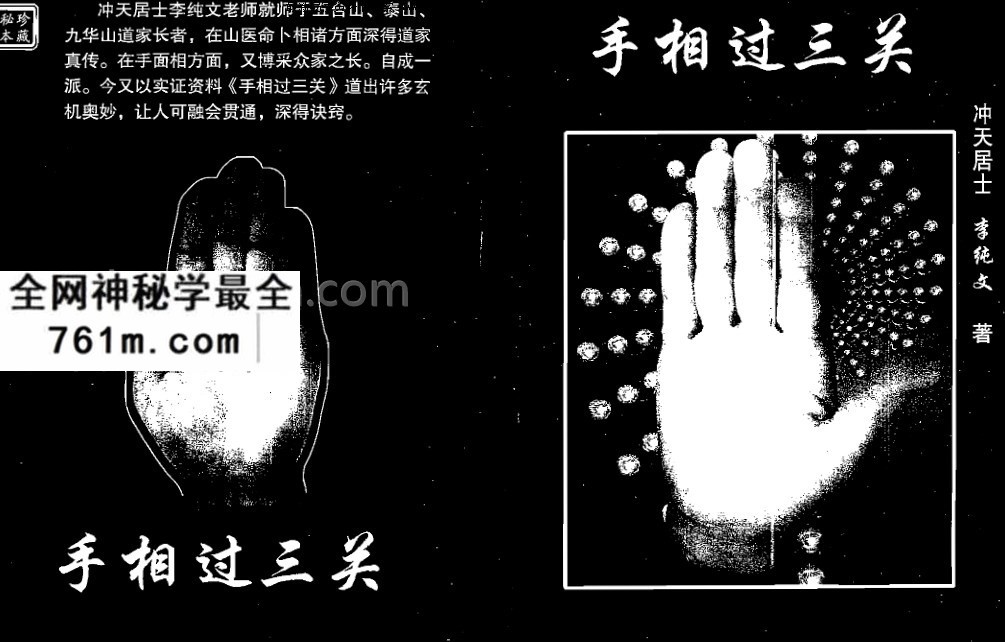李纯文手相过三关 冲天居士