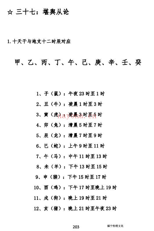 《阴阳先生通用黑书》287页