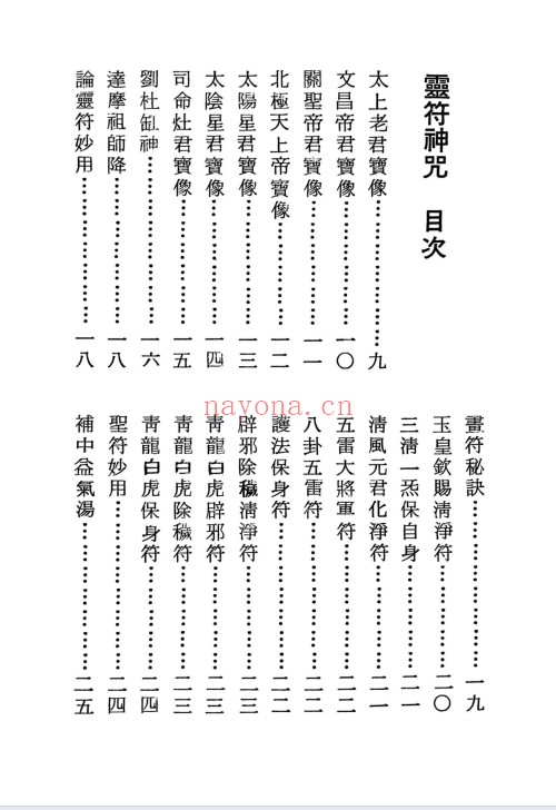 草芦主人灵验符咒总录1090页PDF 符咒秘本
