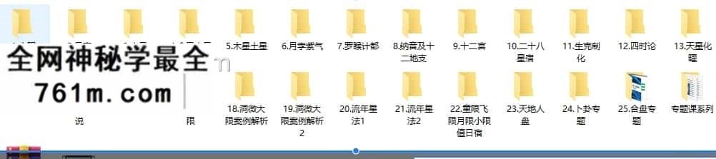 生命之歌带你了解神秘星象学七政四余课程视频25节+笔记