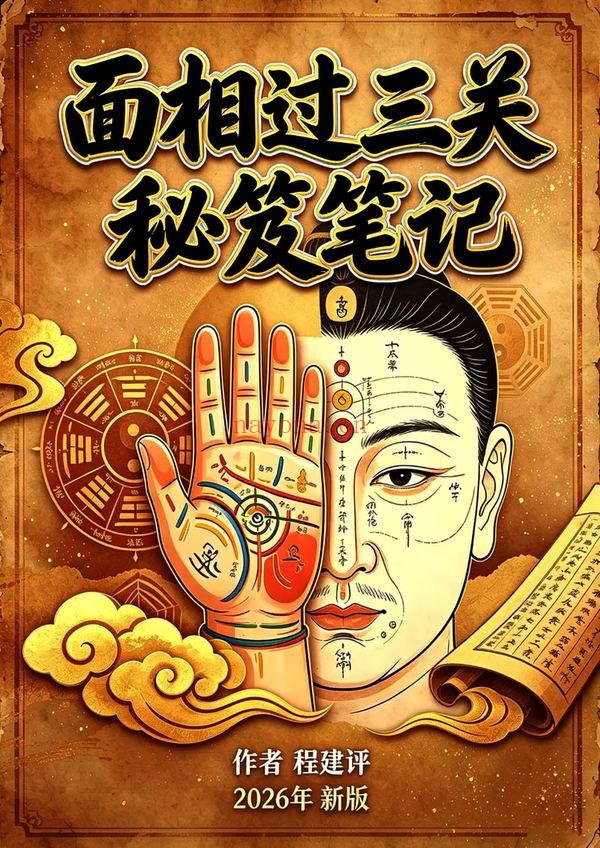 程建评《相法过三关秘笈笔记-现代手稿笔记》PDF电子书（188页）