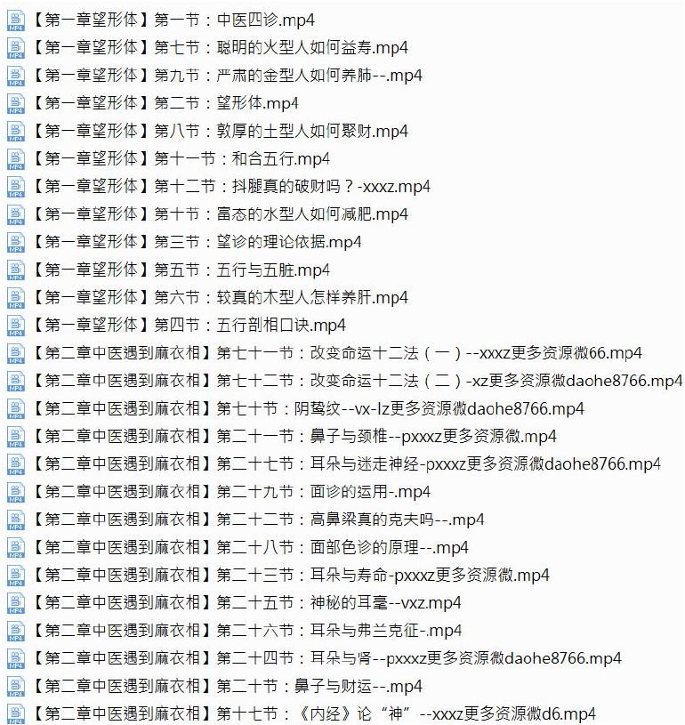 望诊课程原始资料图片第4